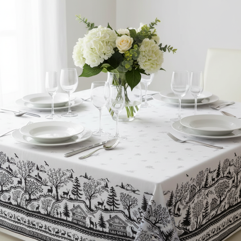 白いテーブルクロスの魅力とは?フランス製のおすすめ商品も紹介