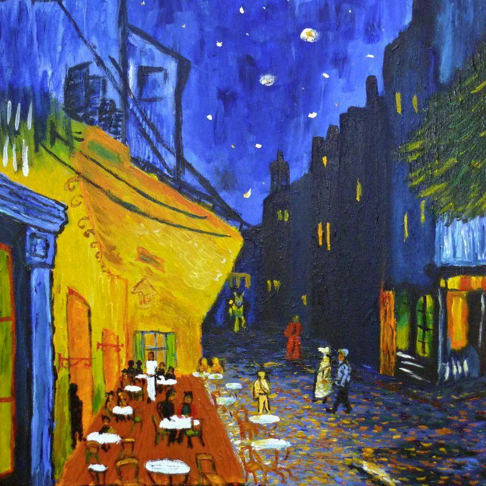 阪神・淡路大震災30年 大ゴッホ展 夜のカフェテラス