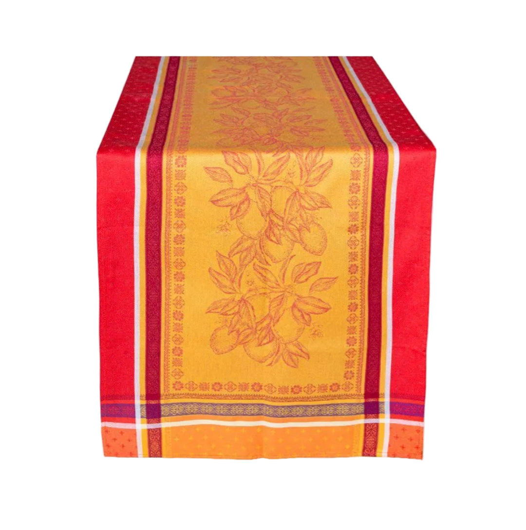 テッシトゥーラレモン柄 テーブルランナー 長方形