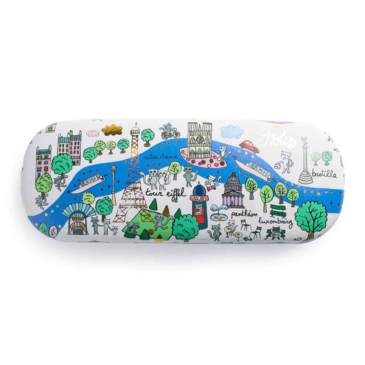 パリの雰囲気たっぷりの 眼鏡ケース