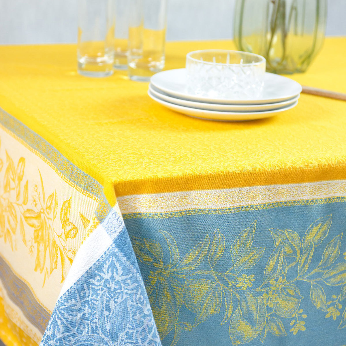 レモンコットンテーブルクロス250 - フランス雑貨 メゾン・ド・プロヴァンス