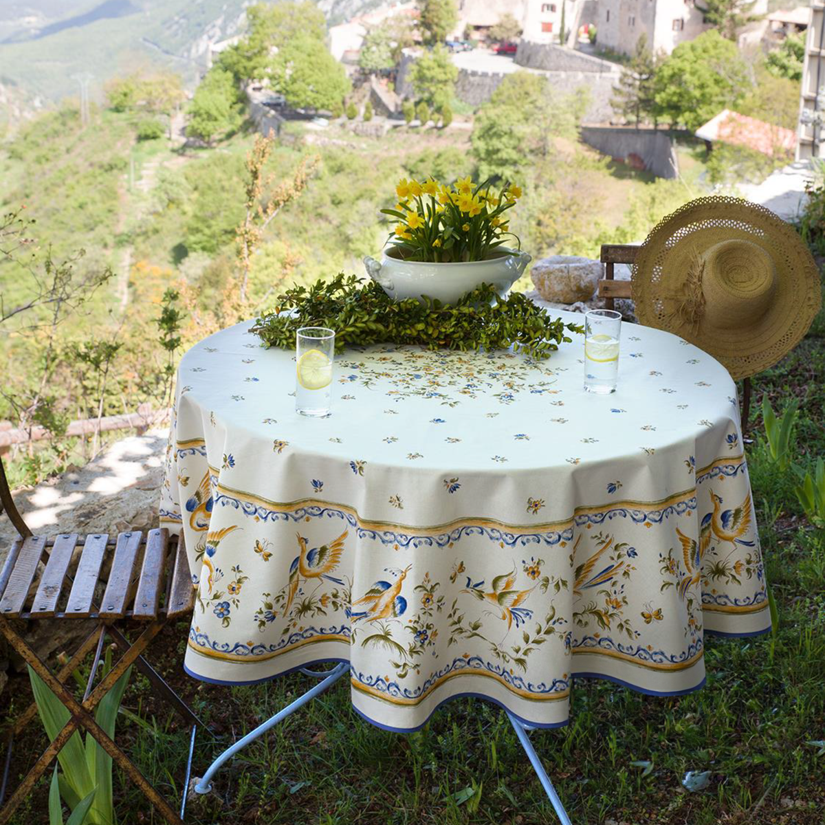 ムスティエテーブルクロス180(撥水)