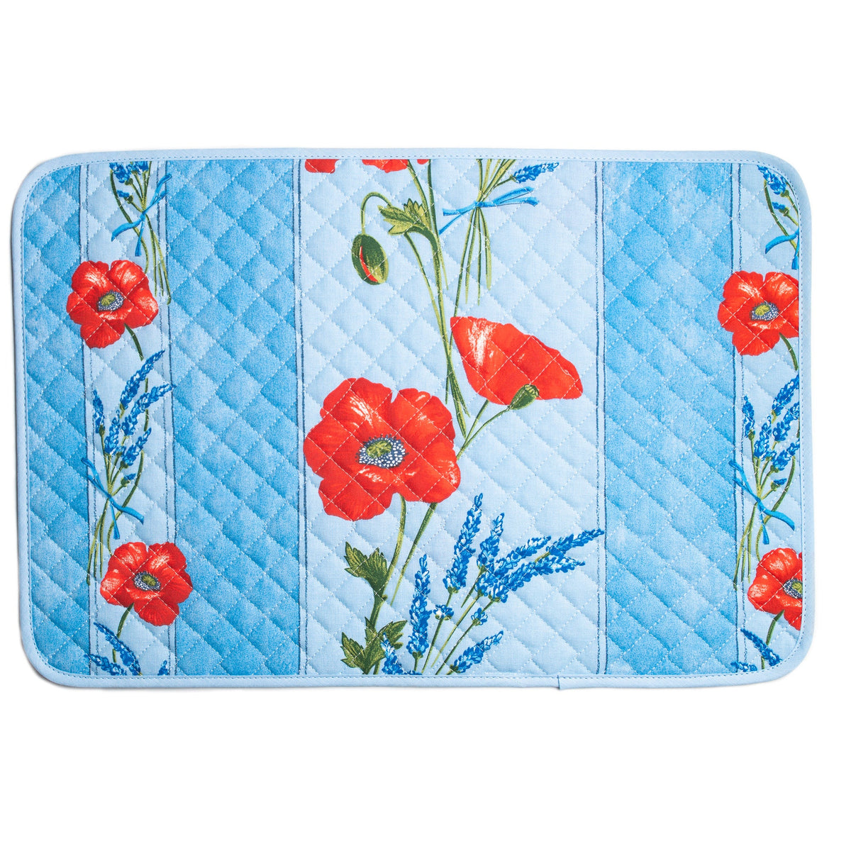 撥水フランスキルトマット(コクリコ)