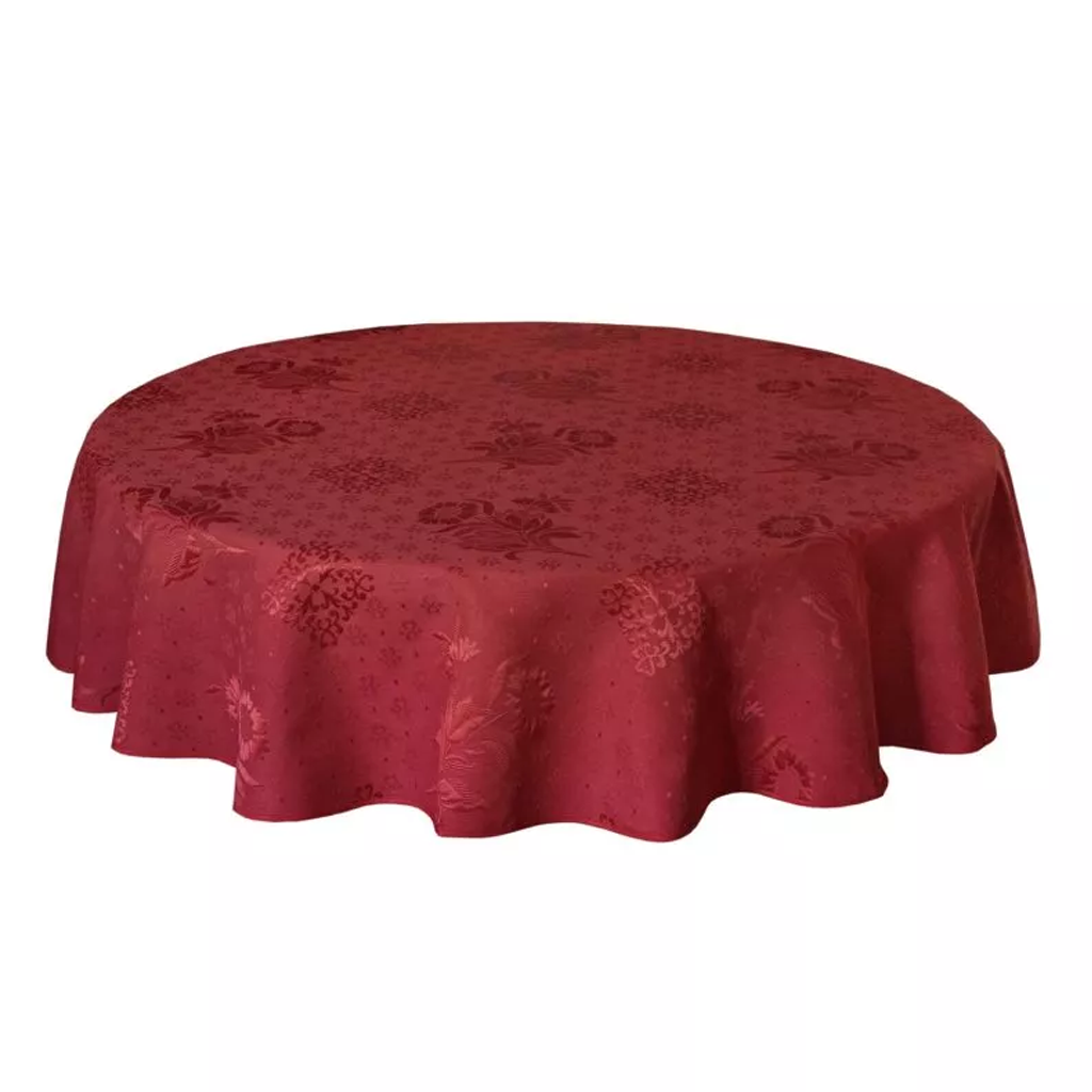 レリーフ織りテーブルクロス180