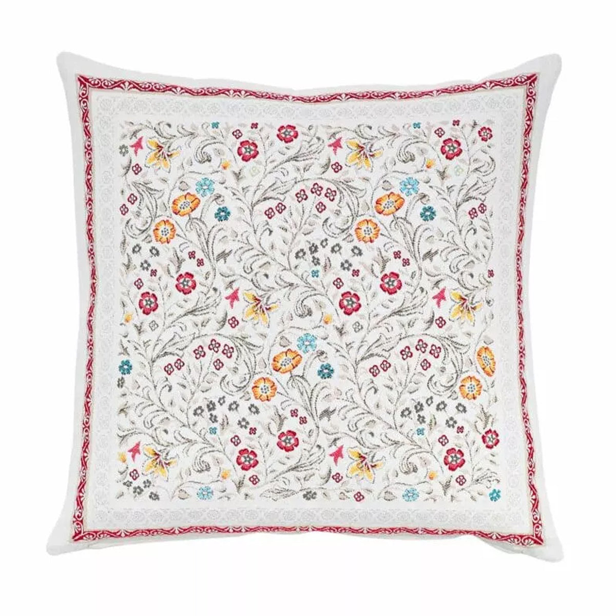 ニワトリジャカードクッションカバー