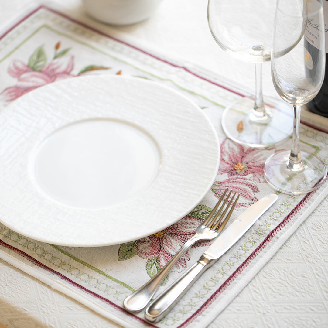 マグノリアランチョンマット ピンク