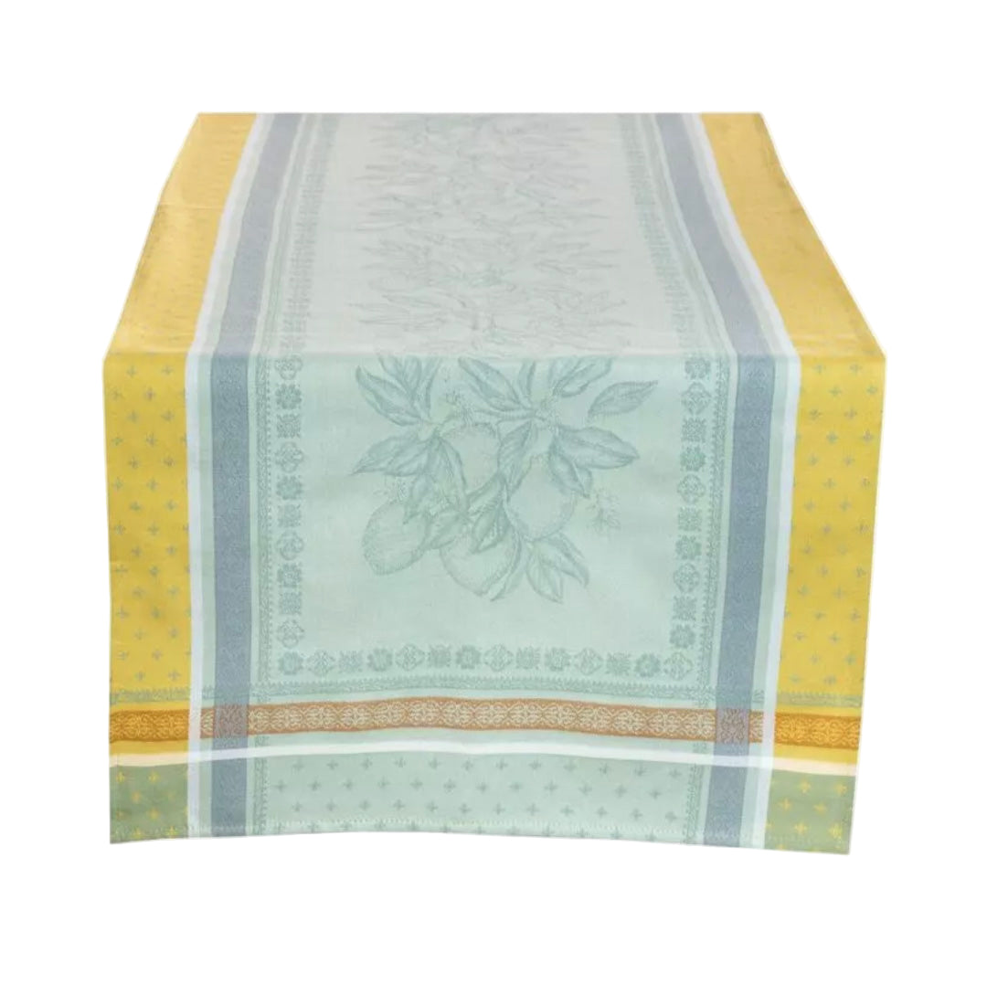 レモン テーブルランナー グリーン
