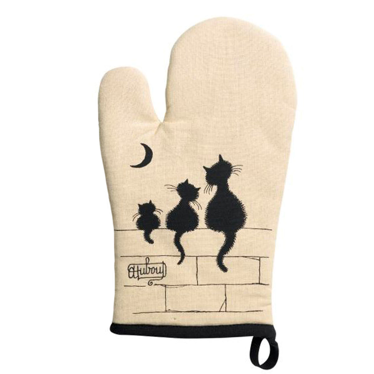 キッチングローブ 黒猫(右手用)