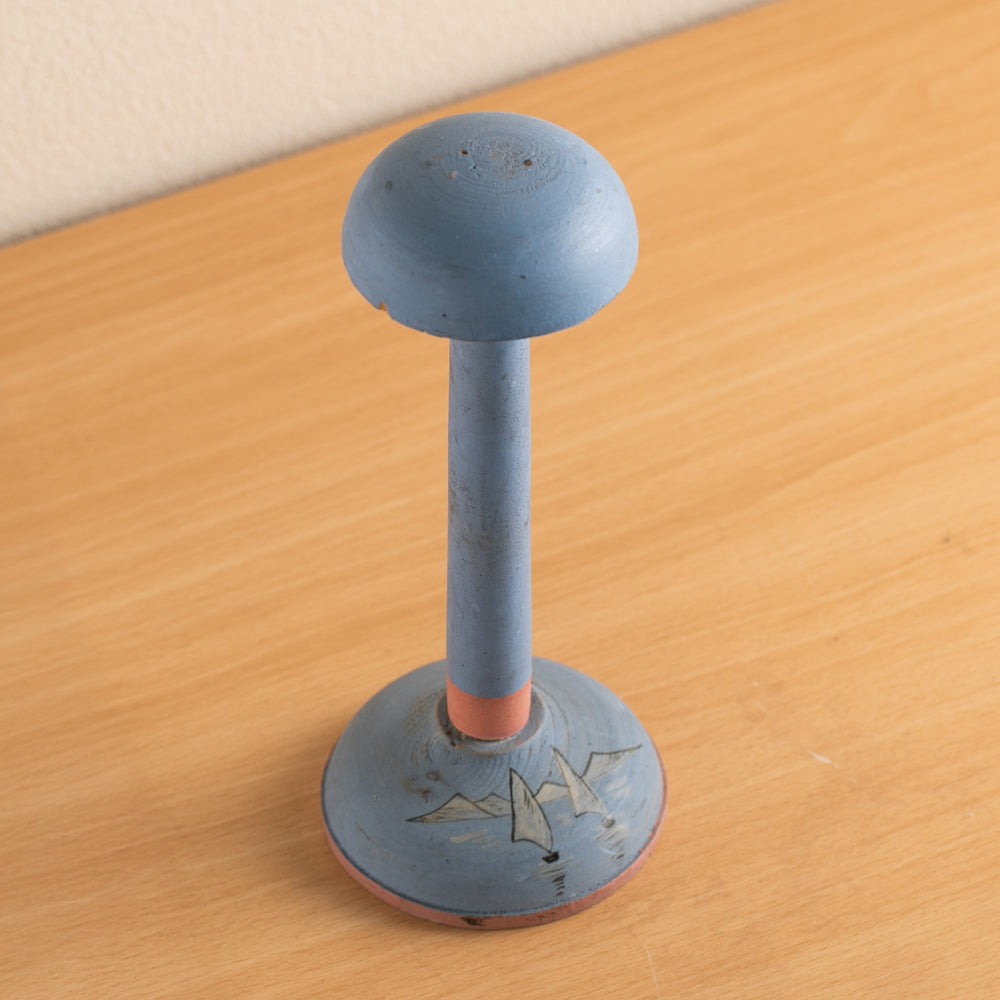 フランス アンティーク ヴィンテージ ハットスタンド|ブルー