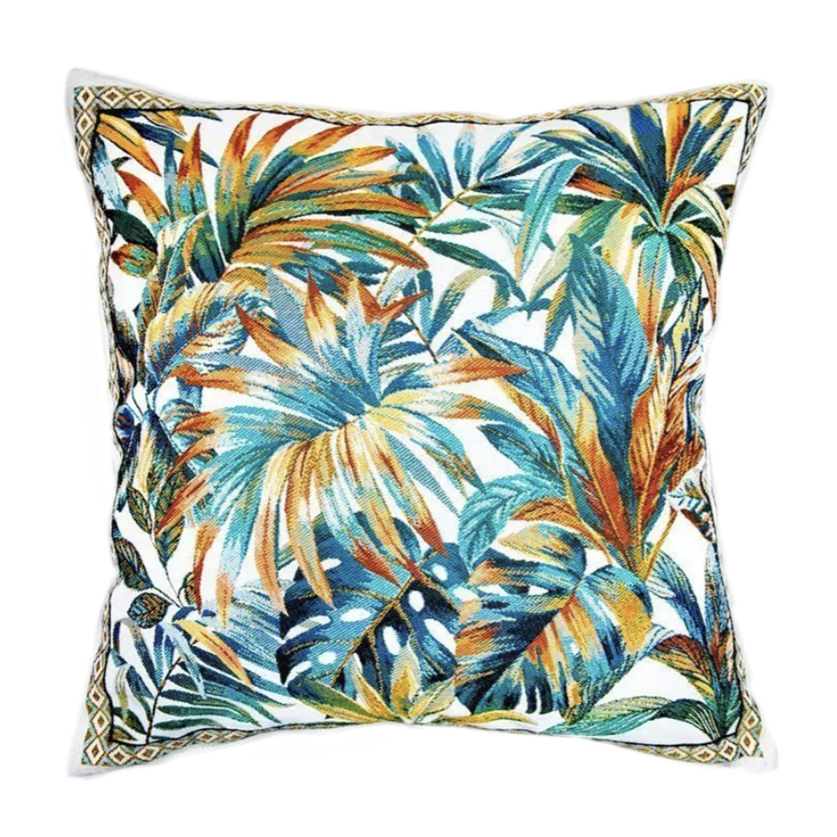 モーリア クッションカバー 白