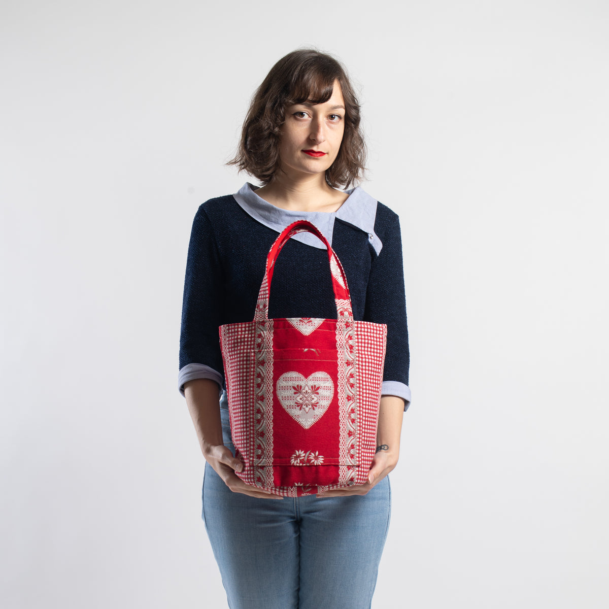 フレンチリバーシブルバッグ (トート)