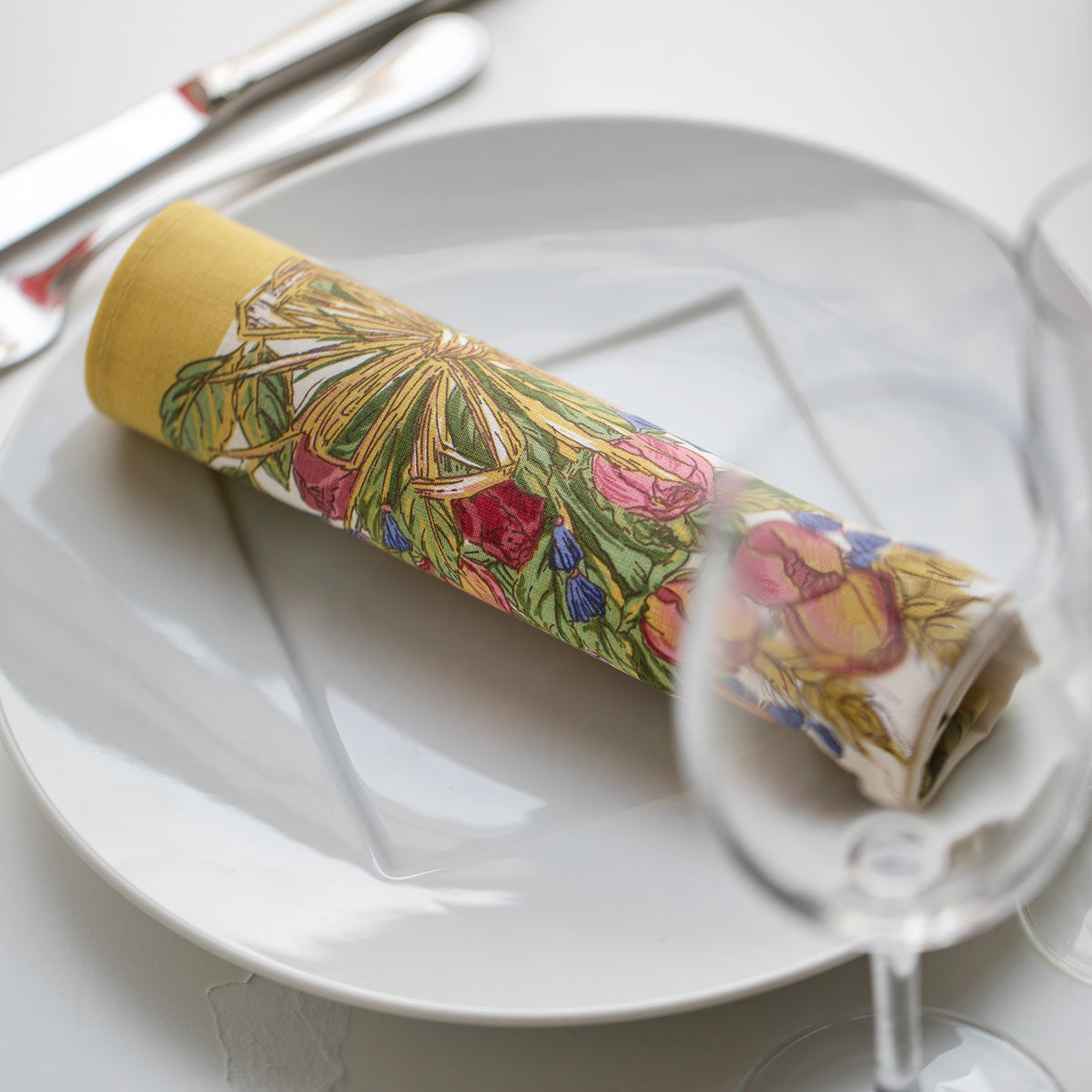 プロヴァンスナプキン(ローズラベンダー)