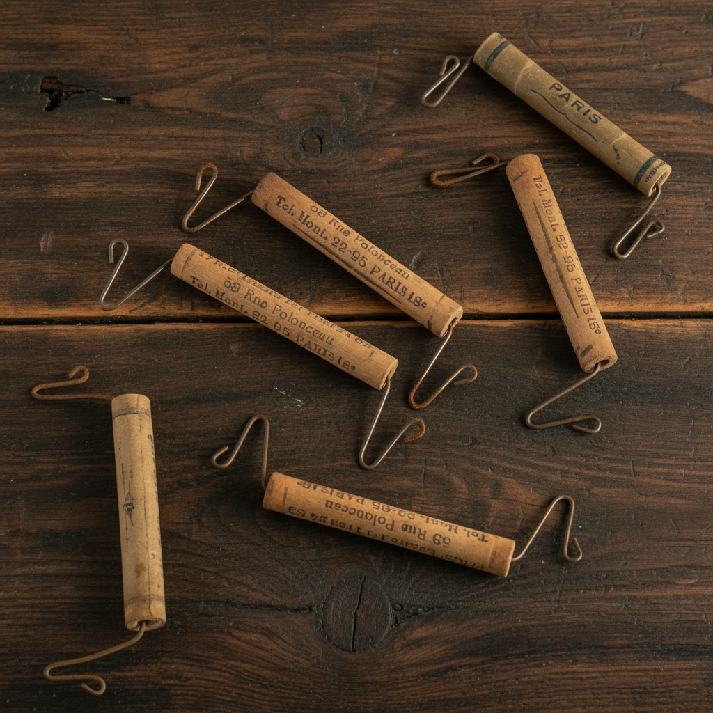 フランスアンティーク キャリアバッグハンドル(1本)