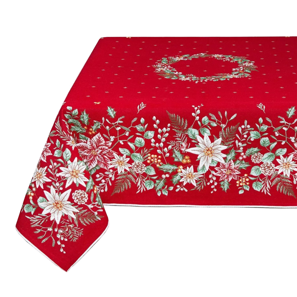 雪花ジャカードテーブルクロス250