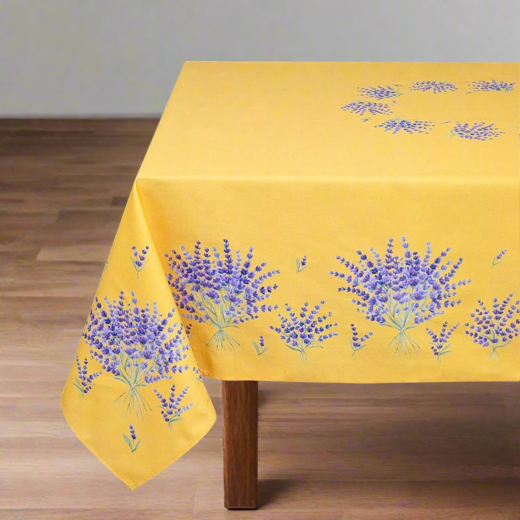 ラベンダー束テーブルクロス200(撥水)
