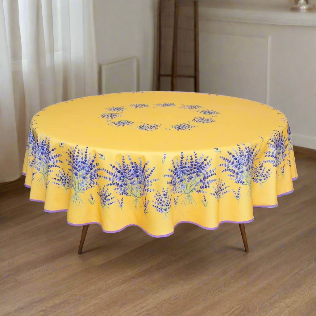 ラベンダー束テーブルクロス180(撥水) - フランス雑貨 メゾン・ド・プロヴァンス