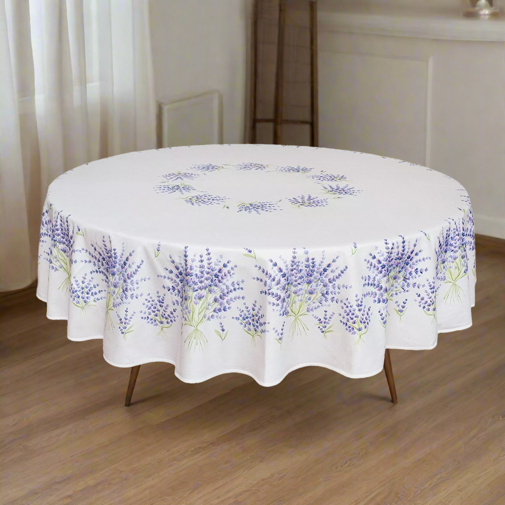 ラベンダー束テーブルクロス180(撥水)