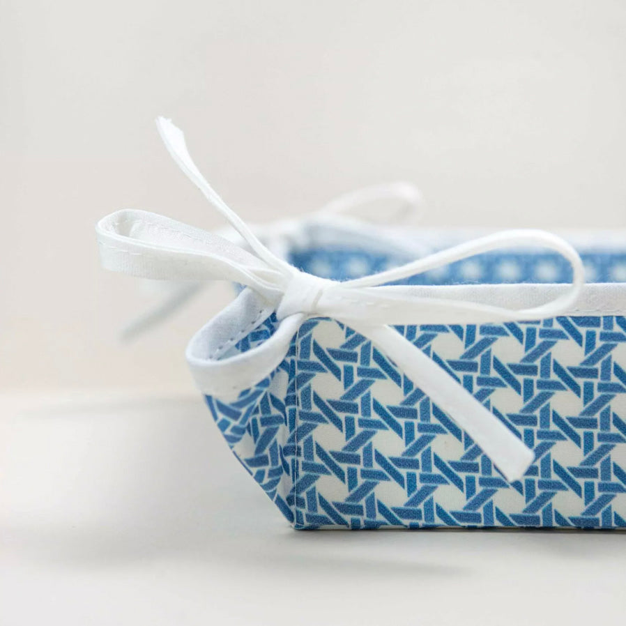 ナチュラルオリーブ スクエアパニエ(小物入れ)