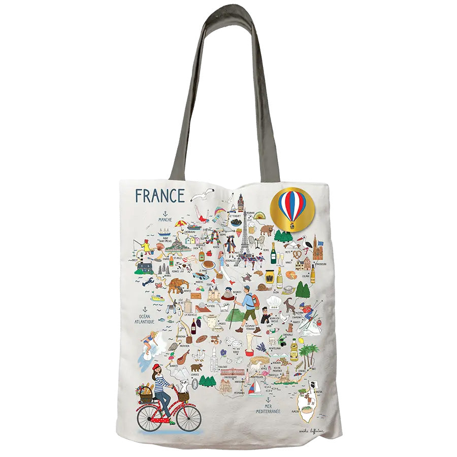 バッジ付きのトートバッグ(フランス) - フランス雑貨 メゾン・ド・プロヴァンス