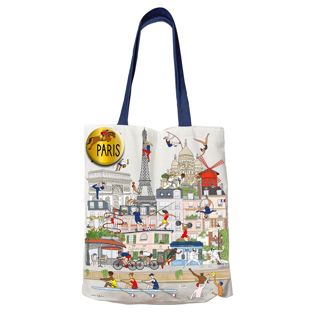 バッジ付きのトートバッグ(sport)