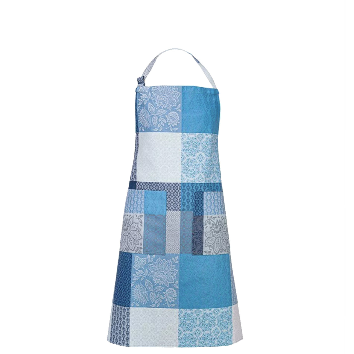 ブルーチェックエプロン