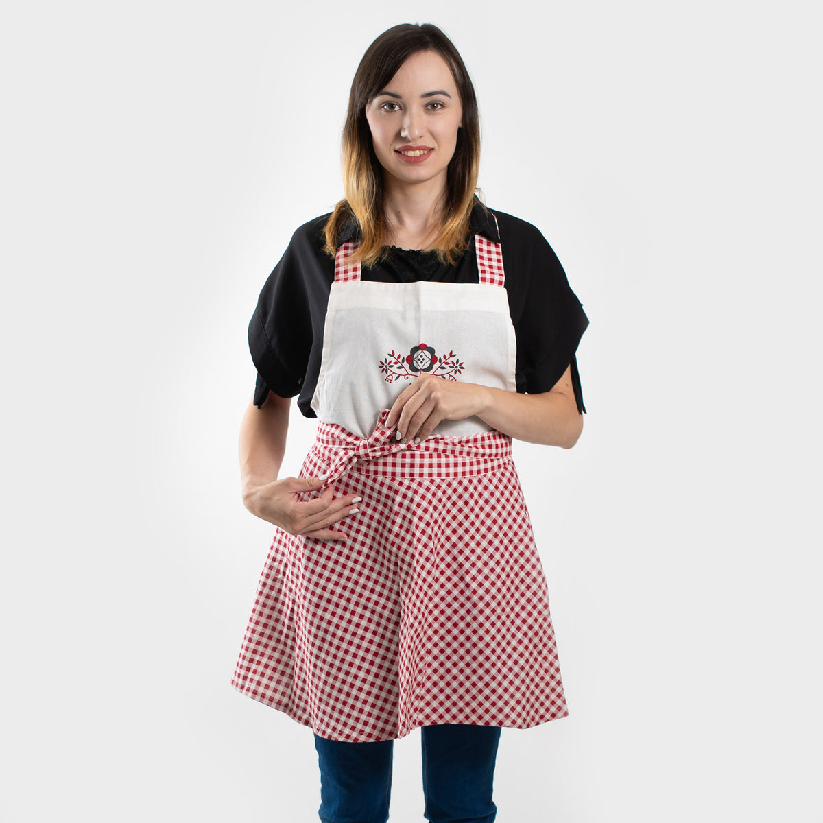 エプロン( ギンガムチェック )