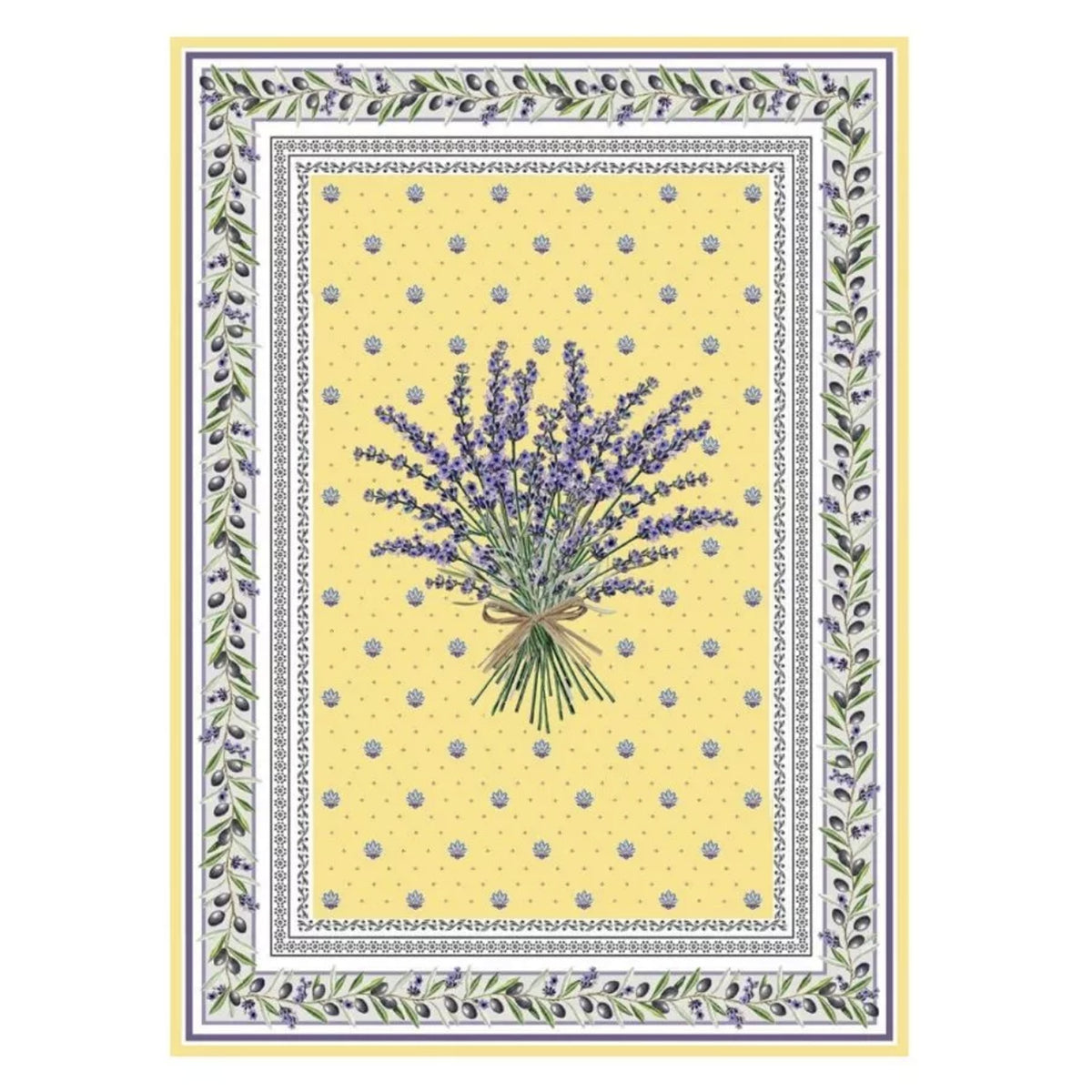 ラベンダー柄トルション - フランス雑貨 メゾン・ド・プロヴァンス