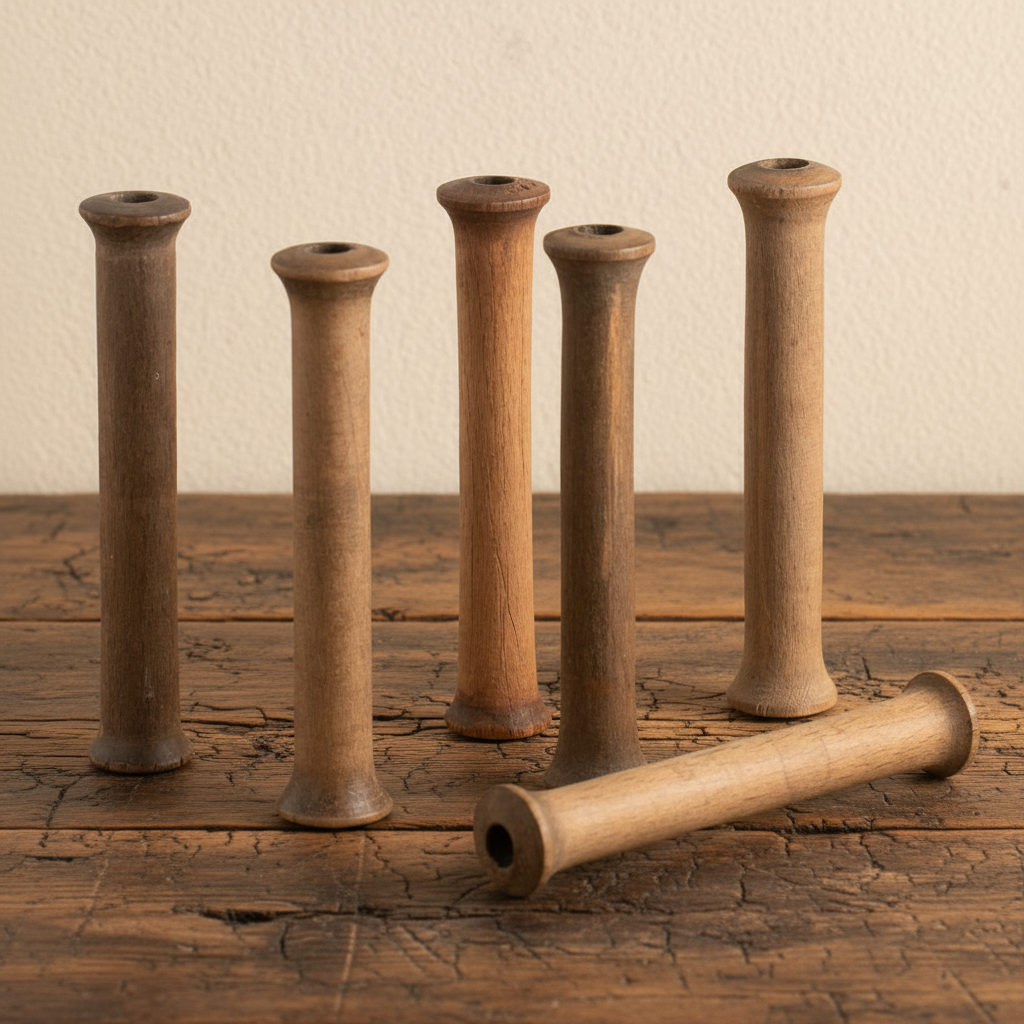 アンティーク 木製糸巻き スプール(1本)