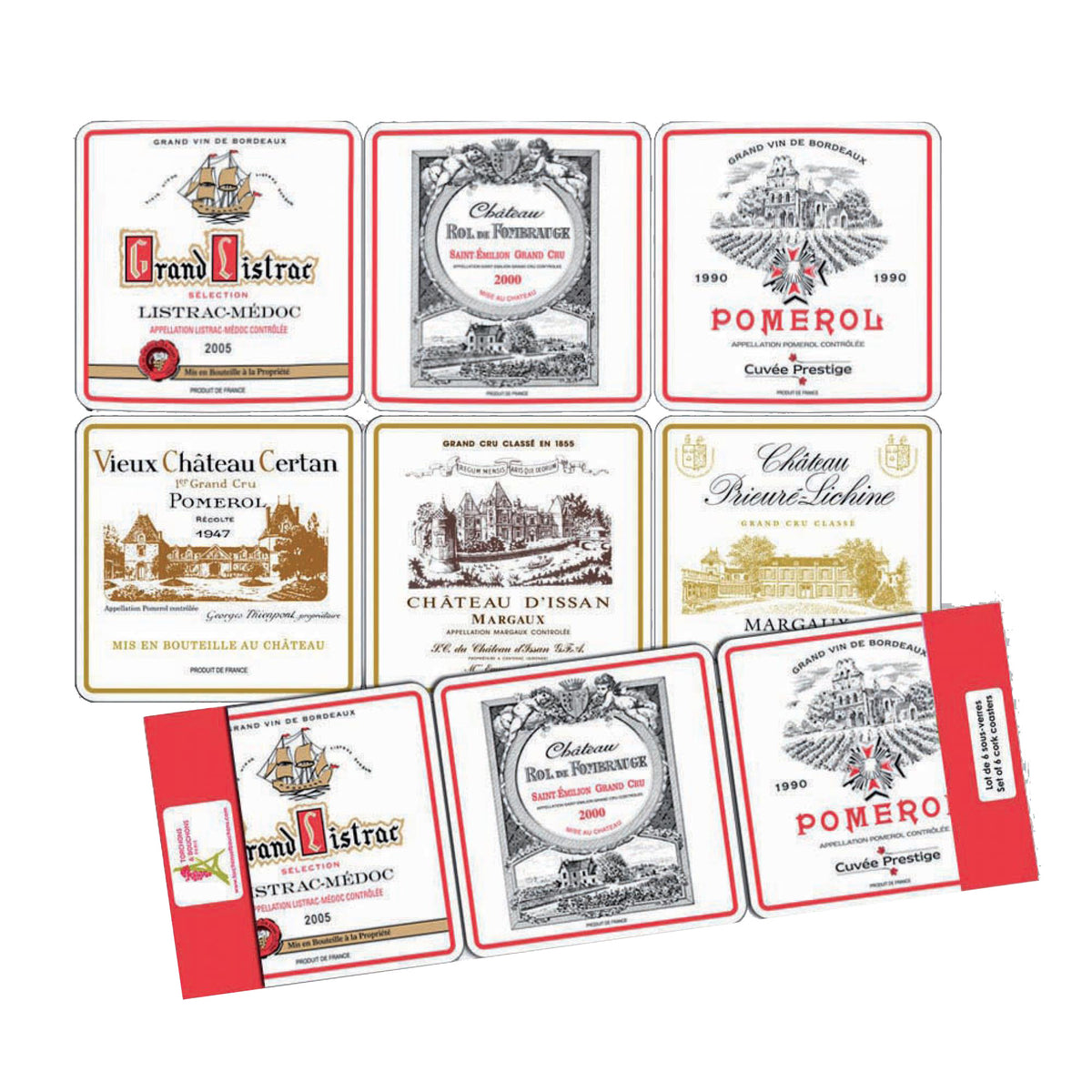 コースター( 6個セット )