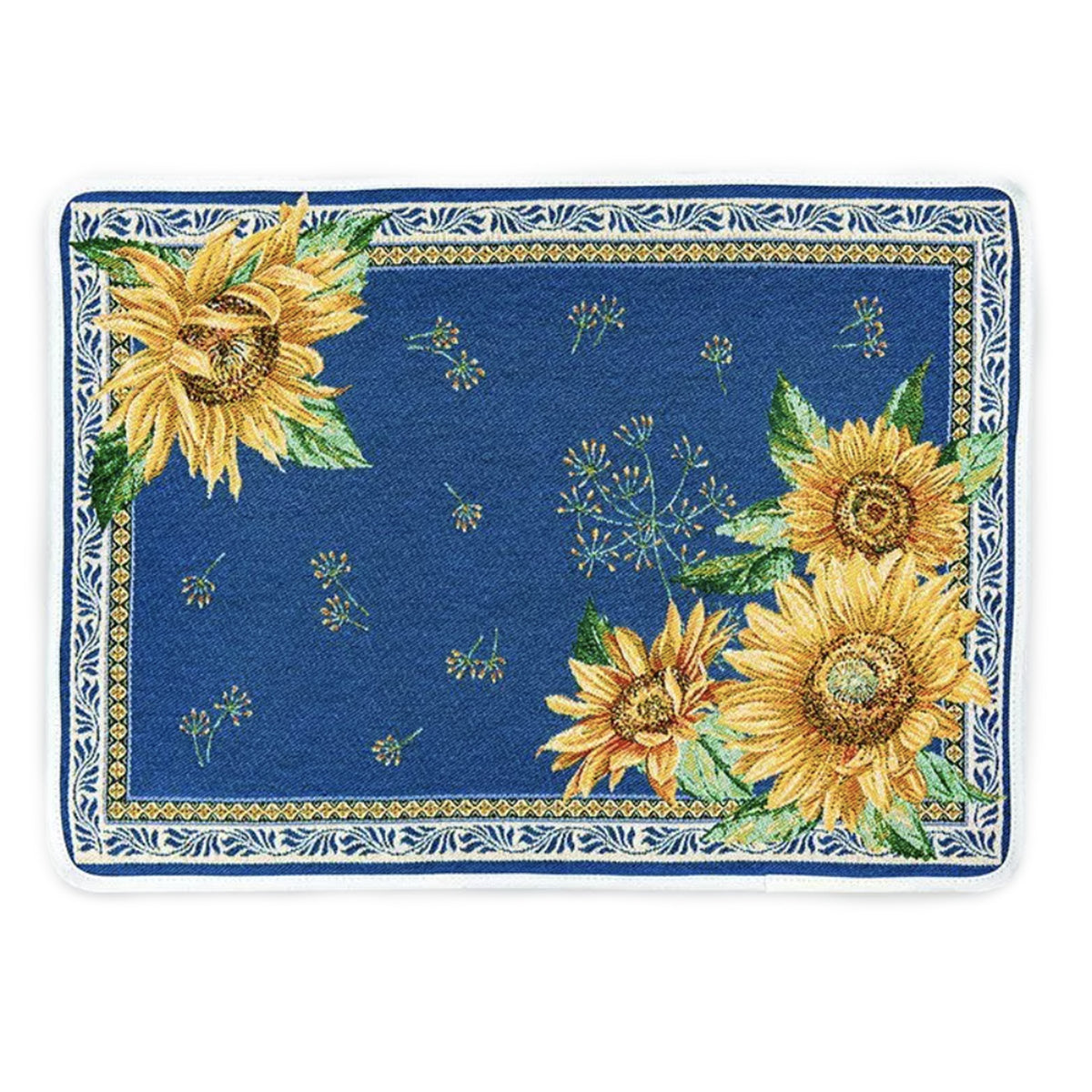 サンフラワー ランチョンマット ブルー