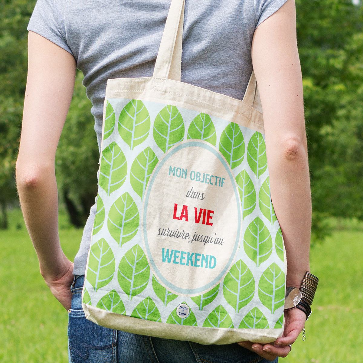 フレンチポップなトートバッグ(Weekend)