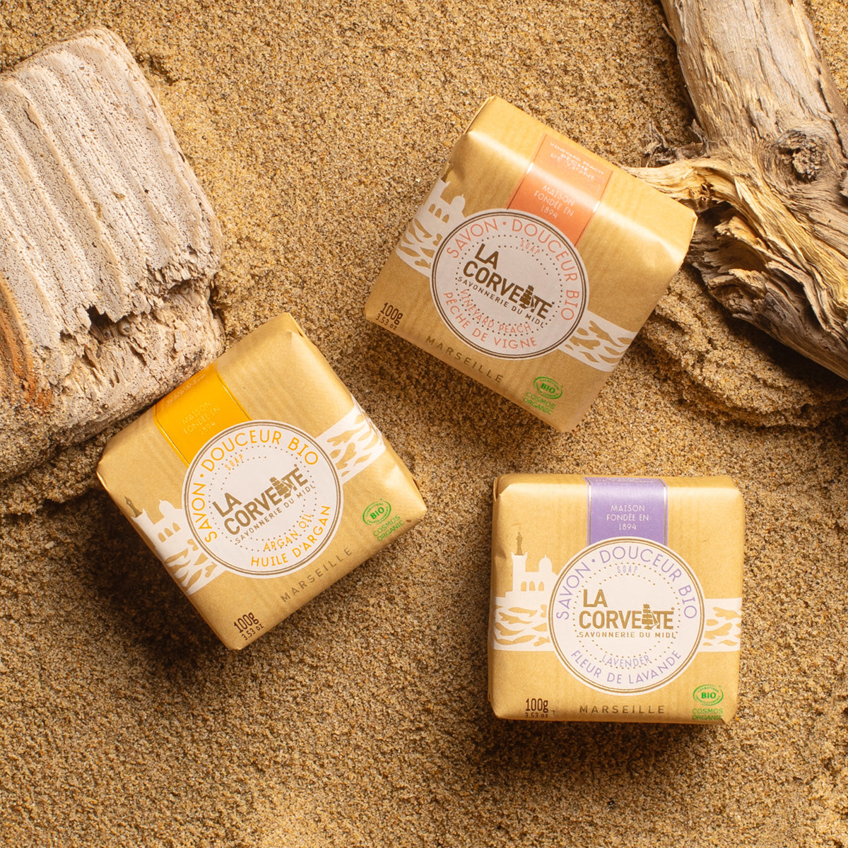 サボン・ドゥスール・ビオ (4種セット)