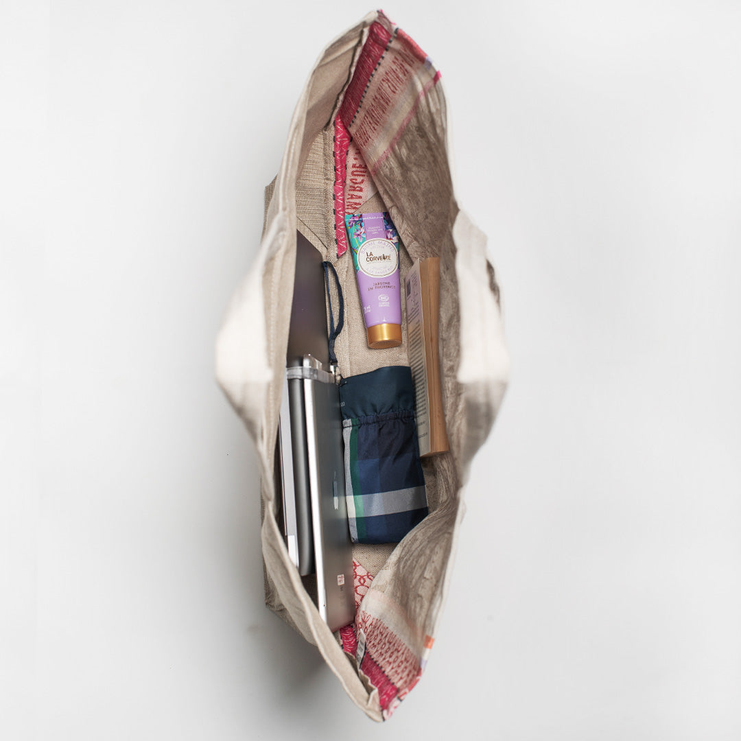 フレンチジャカードバッグ