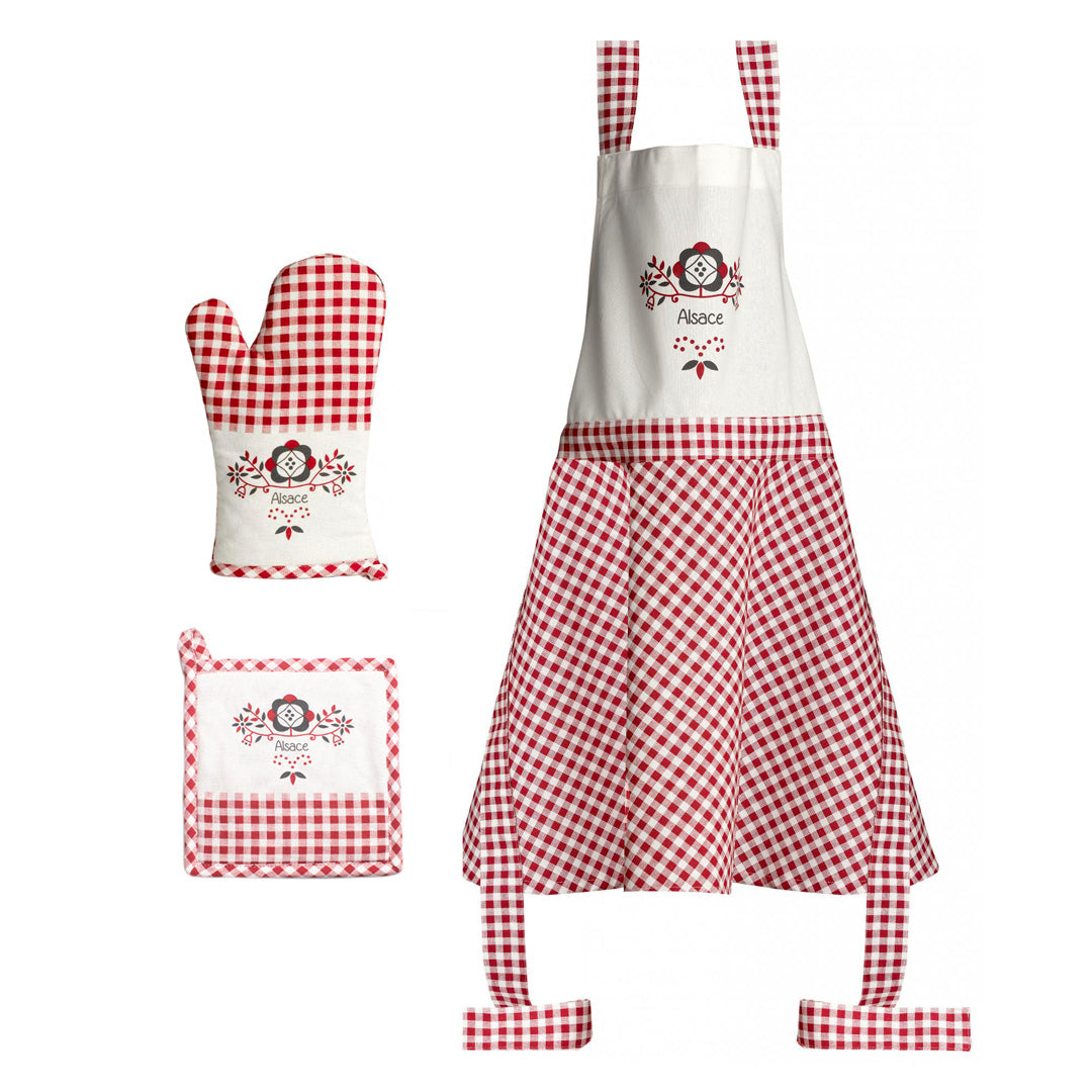 キッチンセット(ギンガムチェック)