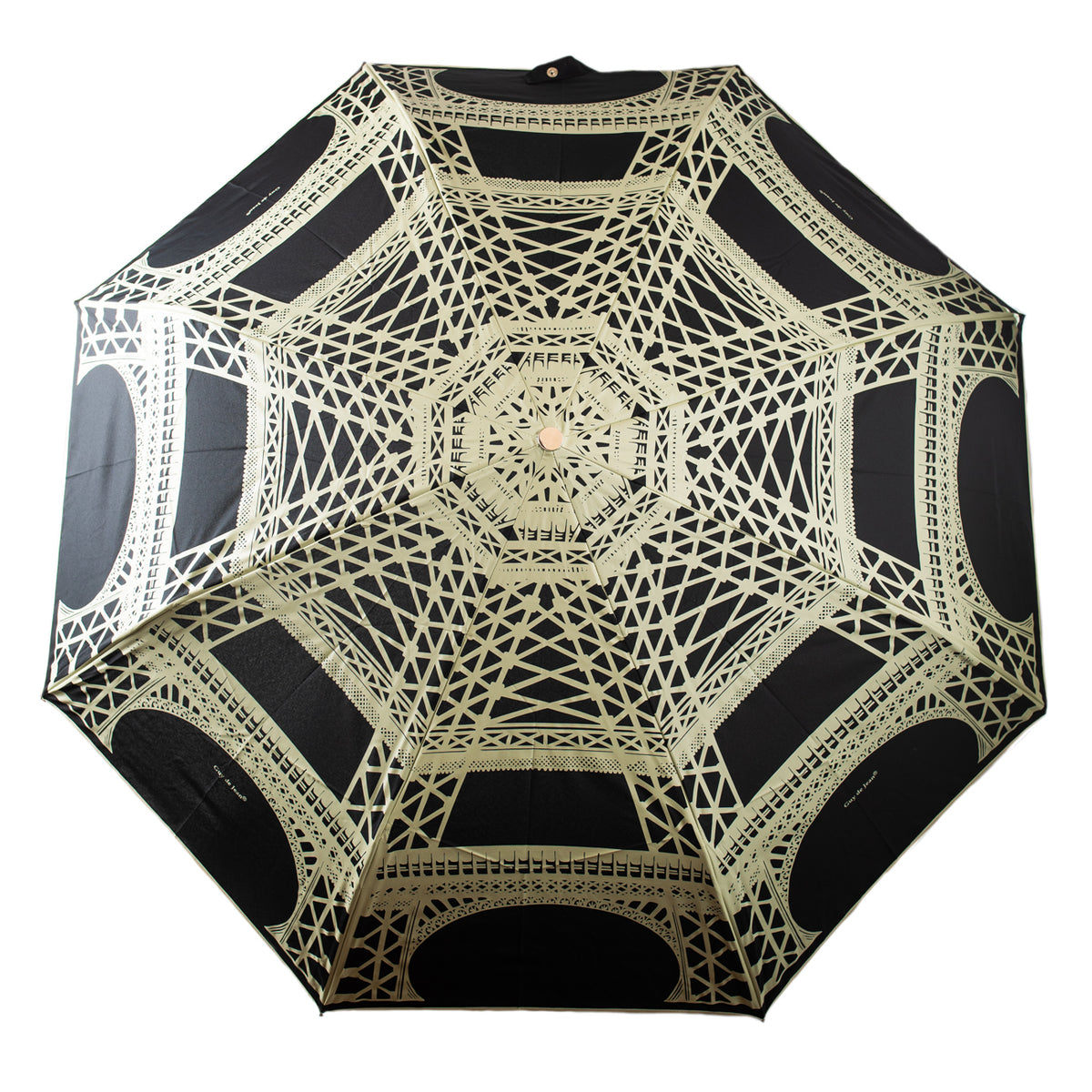 モノトーンエッフェル塔折り畳み傘