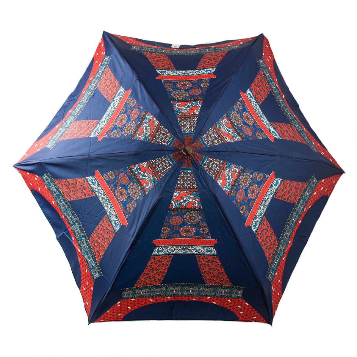 エッフェル塔折り畳み傘(青)