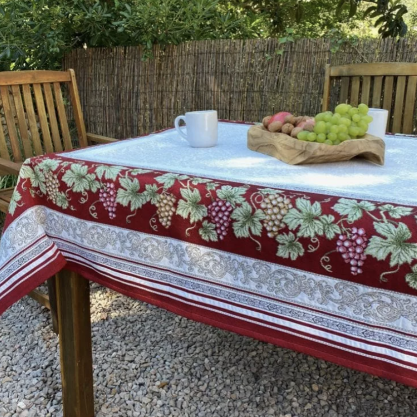 葡萄ジャカードテーブルクロス250