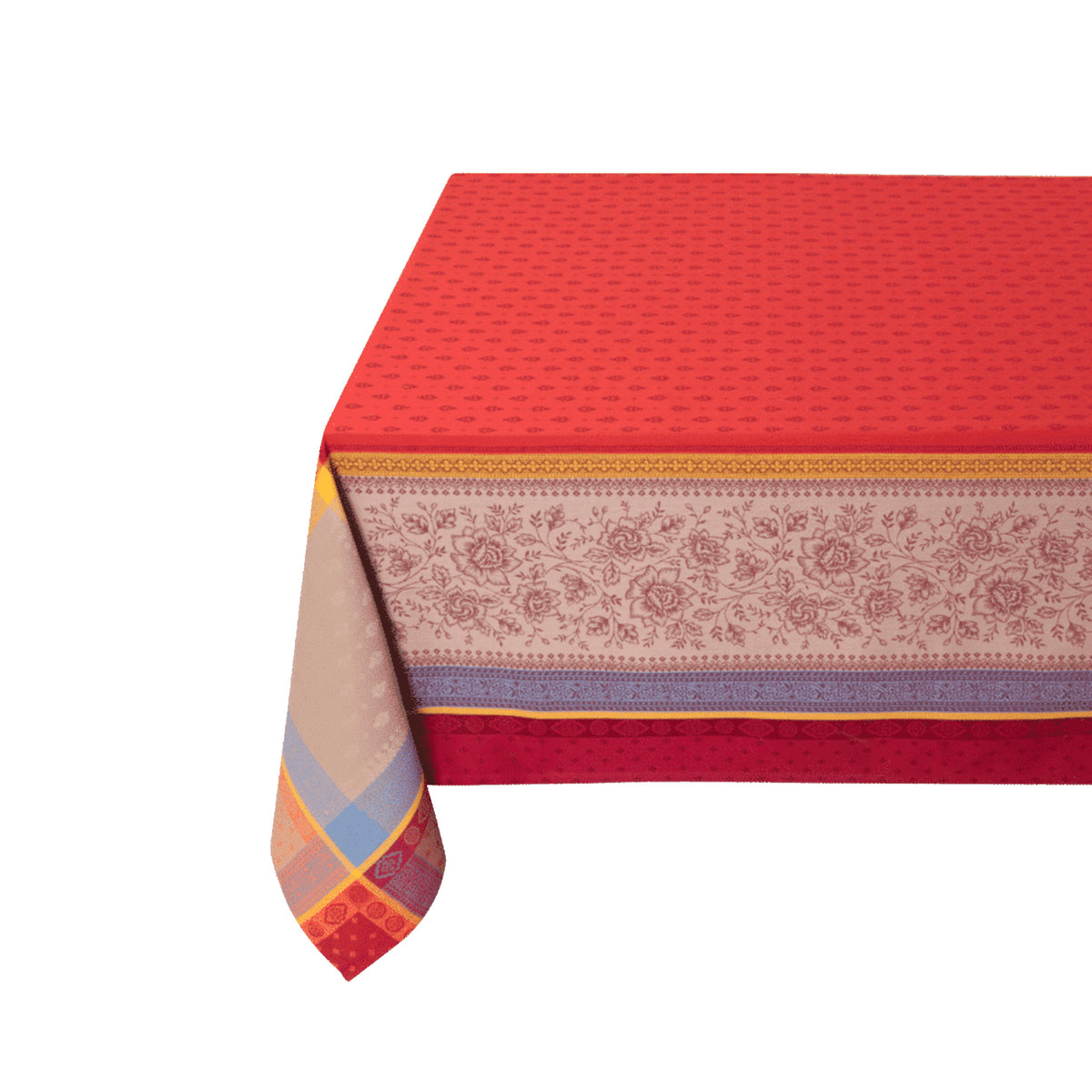 フラワーコットンテーブルクロス200 - フランス雑貨 メゾン・ド・プロヴァンス