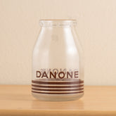 ヴィンテージ “DANONE” ガラスビン ヨーグルトポット (M)