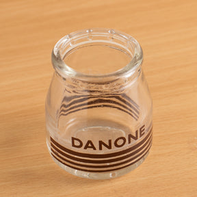 ヴィンテージ “DANONE” ガラスビン ヨーグルトポット (S)