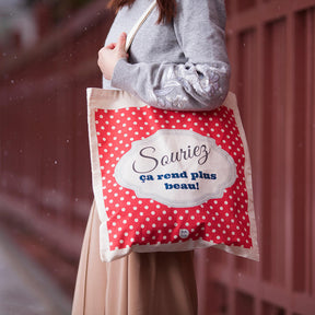 フレンチポップなトートバッグ（Sourire)