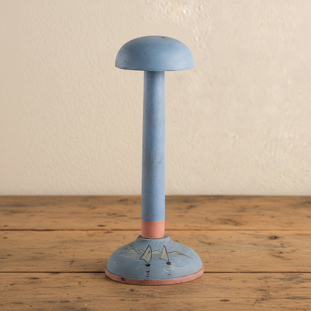 フランス アンティーク ヴィンテージ ハットスタンド｜ブルー