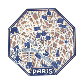 パリ地図折り畳み傘 - フランス雑貨 メゾン・ド・プロヴァンス