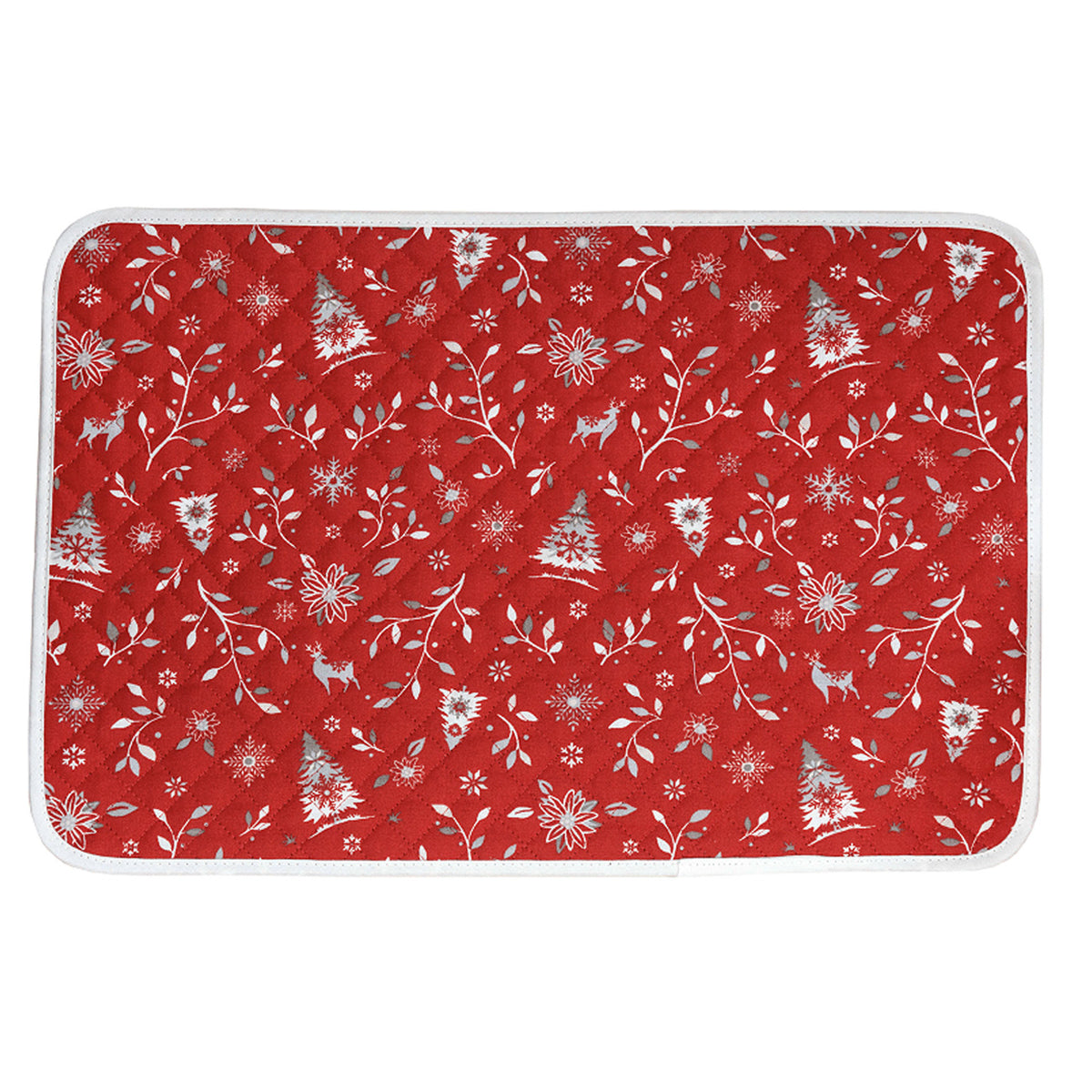 撥水フランスキルトマット(ナチュール）