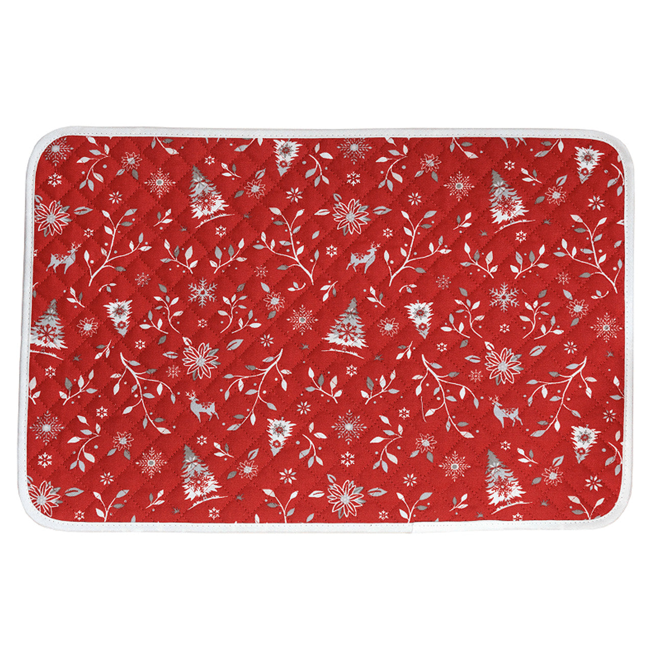 撥水フランスキルトマット(ナチュール）