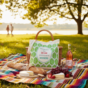 フレンチポップなトートバッグ（Weekend) - フランス雑貨 メゾン・ド・プロヴァンス