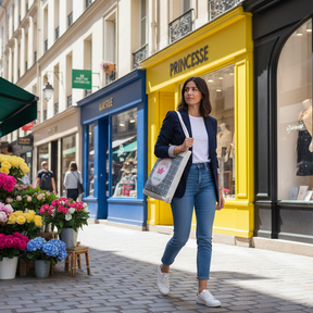 フレンチポップなトートバッグ（Princesse) - フランス雑貨 メゾン・ド・プロヴァンス