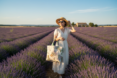 フレンチリバーシブルバッグ lavender field lifestyle