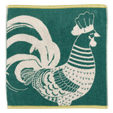 ニワトリの正方形タオル
