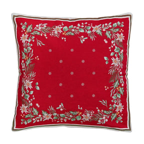 雪花クッションカバー